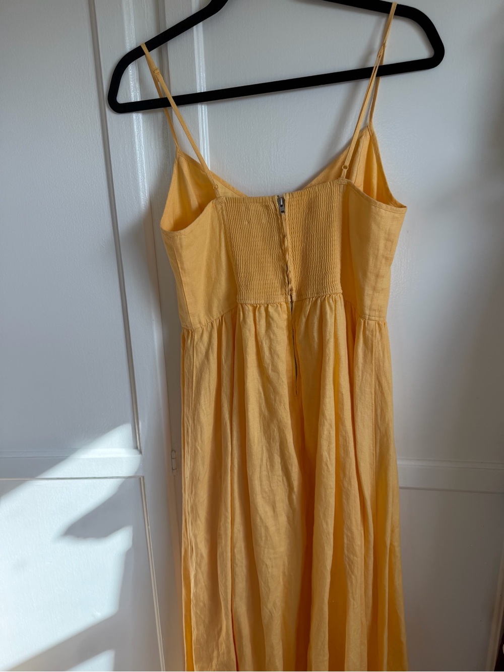 Aritzia Yellow Linen Dress - Picture 9 of 9